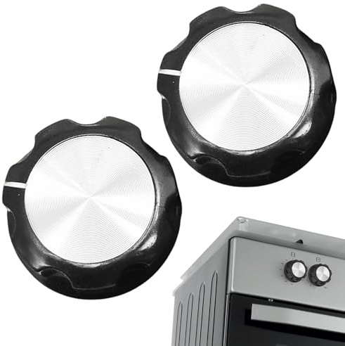 VBSYUYQ 2 Pcs Air Fryer Timer Knobs Replacement for Tower Fryer Control | 2 pack plastic air fryer timer knobs, replacement control knobs compatible with tower air fryer repair accessory