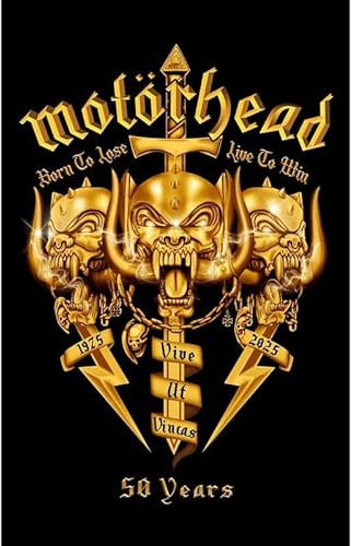 Motörhead Core 50th None Flagge multicolor Band-Merch, Bands Standard