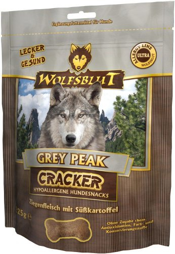 Wolfsblut - Grey Peak Cracker - 225 g - Ziege - Snack - Hundefutter - Getreidefrei