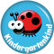 Kiwikatze Kindergartenkind Marienkäfer Button 56 mm Ansteckbutton Kindergarten Geschenke für Kinder Kita Rucksack Einschulung Geschenk Deko Geschenke Kalender Countdown Ansteckpins Ansteckbutton