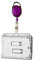 Waizmann.IDeaS® 1x Ausweisset - Ausweisjojo Jojo Zipper oval + Kartenhülle für 2 Karten mit 2 TRANSPARENTE Ausschieber - Kartenhalter Ausweishülle horizontal GROSSE FARBAUSWAHL