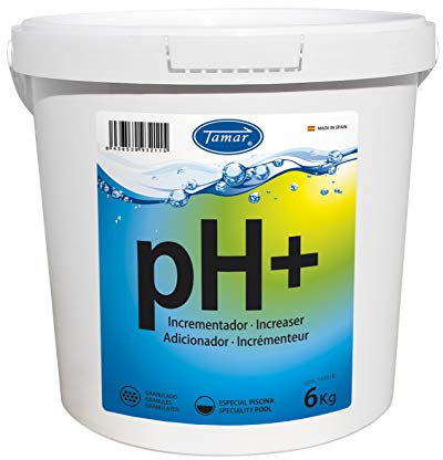 Tamar Incrementador pH, regulador de pH Granulado 6 Kilos.