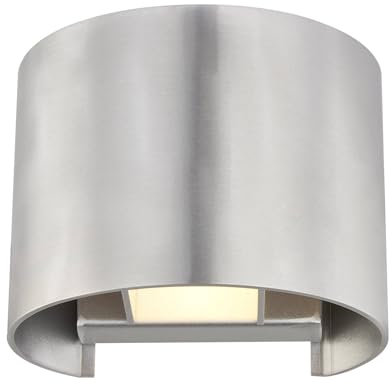 Arcchio Wandleuchte, Wandlampe Innen Zuzana (Modern) in Alu aus Aluminium (1 flammig G9) - Wandstrahler Wandbeleuchtung Schlafzimmer/Wohnzimmer Wohnzimmerleuchte