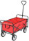 vidaXL Handwagen Faltbar Klappbar Rot Bollerwagen Transportwagen Strandwagen