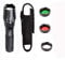 LlysColors 5 Modus Zoombar Taschenlampe Rot / Grün / Weißlicht LED Taschenlampe Fackel mit Magnet für Outdoor, Camping, Nachtfischen, Notfälle(Mit Magnet und Holster )