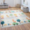 Paco Home Spielmatte Krabbelmatte Baby Kinder Matte Faltbar Abwischbar Wendbar Tier Motiv, Grösse:180x200 cm, Farbe:Bunt