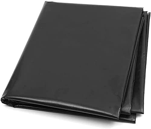 CGF- Gummiteichfolie 12 Mil Dicke Teichunterlage 10x20ft Kleine Teichfolie Epdm Teichfolie Koi Teichfolie für Wasserfall Koiteichpflanzen Wassergärten/Schwarz / 52 Größen