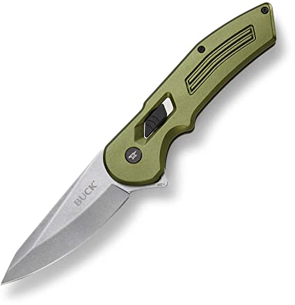 BUCK Couteau Hexam Assist Vert