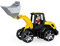 Lena 04532 - TRUXX² Schaufellader, Baustellenfahrzeug ca. 37 cm, robuster Radlader mit funktionstüchtiger Schaufel und vollbeweglicher Spielfigur, für Kinder ab 2 Jahre, Spielfahrzeug gelb