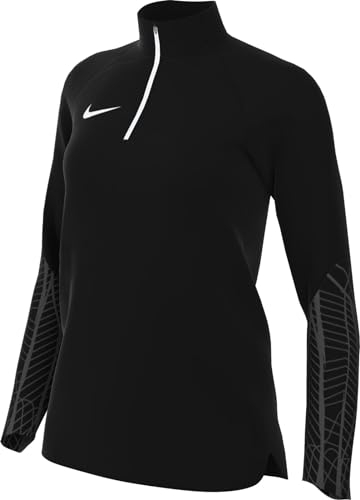 NIKE DR2296-010 W NK DF STRK23 DRIL TOP T-Shirt Damen Black/Black/Anthracite/White Größe M