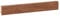 KGM Sockelleiste Modern MDF Laminat Fußleiste - Eiche dunkel foliert (16x40mm)
