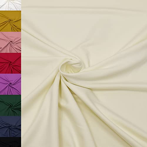 MAGAM-Stoffe Elias Sweatstoff uni innen angeraut und weich Meterware ab 50cm (02. Natur)