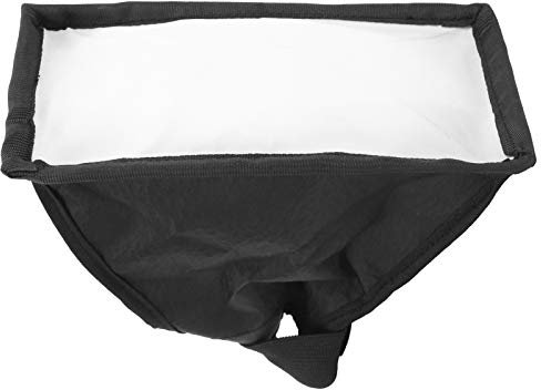 RvSky Fotografie-Ersatzkamera Oben Blitzlicht Softbox 8 x 15 cm quadratisch klein tragbar faltbar Zubehör schwarz