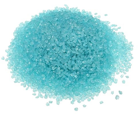 sourcing map 10000 piedras brillantes de 3 a 5 mm para decoración en la oscuridad, piedras luminosas, decoración de bricolaje, decoración azul para jardín, planta en maceta, pecera