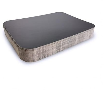 Base in cartone nera 170 x 235 mm. per fette (25 pz.)