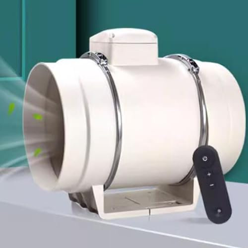 BETAM Extractor Fan Bathroom with Wireless Remote Control,Inline Extractor Fan,Quiet Duct Fan,Diagonal Flow Fan Blades,Water Proof,for Kitchen,Warehouse,Garage Ventilation,12 inches