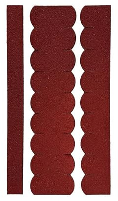 SET Dachschindeln Biberschwanz (46 mm + 415 mm lang) rot Minidachschindeln, Schindelstreifen, Dachdeckung, Hundehütte hergestellt in der Werkstatt für behinderte Menschen