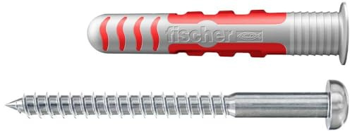 Fischer - Dübel – 2 wasserdichte Dübel DUOSEAL 8 x 48 SA2 + 2 x Dichtschrauben mit Zylinderkopf 6,0 x 70 A2. Fischer