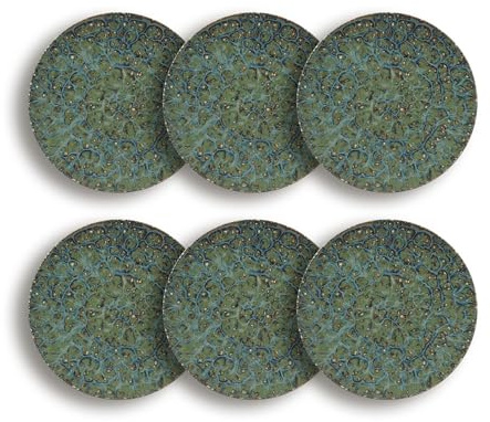 OGO LIVING - Set mit 6 Speisetellern Venus, 27 cm, aus Porzellan – 2614495