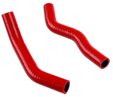LUXERAD Compatible con Suzuki Quadsport Z400 LTZ-400 LTZ-400 Silicona Manguera de refrigerante exterior rojo interior negro compatible con 2009-2014 2010 2011 2012 2013 Suzuki Quadsport Z400 LTZ-400