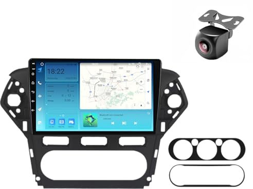 Android13 Autoradio per Ford Mondeo 4 2010 2011 2012 2013 2014 2 DIN Stereo Car Tablet Pollici Schermo MP5 Lettore Multimediale Receiver GPS con FM SWC QLED Carplay Android Auto (M300S 8core 4+32G)