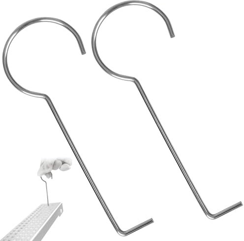 Alriedy 2 Stück Duschrinne Hebehaken Edelstahl, Bodenablaufhaken Abflussgitter-Abzieher Abflussschlüssel, Hebehaken Für Küche Bad Duschrinne Und Bodenablaufgitter