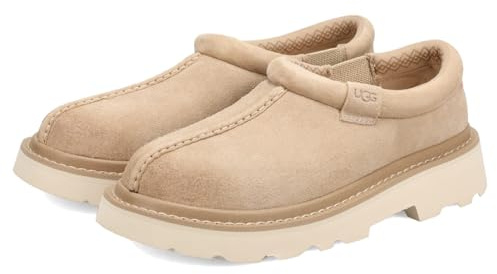 UGG Tasman Lug Sabot In Beige Wildleder