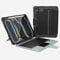 Nillkin iPad Pro 11 inch (M4, 2024) Case with Detachable Keyboard, Magic Trackpad, 7 Colors Backlit, Portrait/Landscape Modes, Rugged Keyboard Case with Camera Cover for iPad Pro 11” 5th Gen, Black