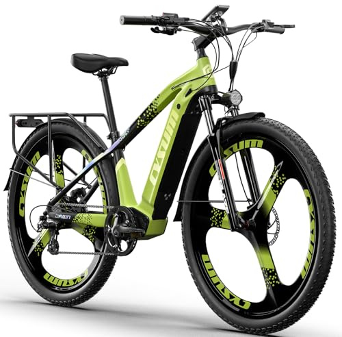 Antgooat Bicicleta eléctrica para Adultos, 29'' Bicicleta de montaña eléctrica Hombres, 80Nm Motor, Batería de lithoum 48v 720Wh, Alcance de 90-120km, Freno de Disco hidráulico (Verde)