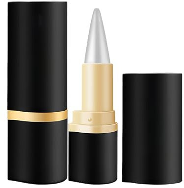 KAIYAYA 2 Stück Eyeliner Wasserfest Matte Schnell Trocknender,Matte Eyeliner Stift Gel Schwarz Trocknender & Wischfester Kajalstift Pencil für Ein Alltägliches Lang Anhaltendes Augen Make Up (Silber)