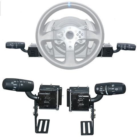 Simulator Turn Signal Wiper Light Combination Switch for Logitech G27/G29/G920/G923(TRUEFORCE up) Steering Wheel ETS2 ATS (For T300 / T300RS/T300 GT/ T300 Ferrari Integral)