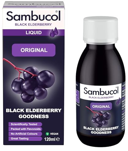 Sambucol Original Natural Black Elderberry | Antioxidant Supplement | 120ml