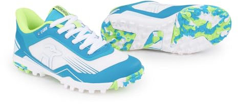 Kookaburra Orbit Junior Hockey Shoe Size 3, White/Mint