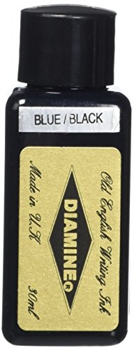 Diamine 30ml Blue/Black fountain pen ink bottle