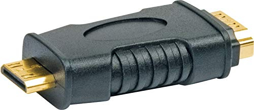 SCHWAIGER HDMM01 533 mini-HDMI Adapter (mini-Stecker auf Buchse) schwarz