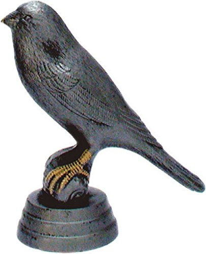 RaRu Kanarienvogel-Pokal auf weißem Marmorsockel montiert mit Wunschgravur. (34268)