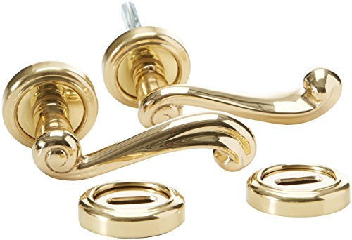 VI.TEL. F0238 R8 40 Coppia di Maniglie per Porte, Oro