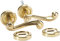 VI.TEL. F0238 R8 40 Coppia di Maniglie per Porte, Oro