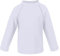 LACOFIA Kinder Badeshirt Jungen Langarm Schwimmshirt Sonnenschutz Kinder Rashguard Schnelltrocknendes Badebekleidung Weiß 5 Jahre/110