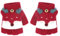 Kinder Halbfinger Handschuhe mit Flip Top Fausthandschuhe Strickhandschuhe Fünf Finger Fäustlinge Winterhandschuhe Gestrickte Fahrradhandschuhe, 1-4 Jahre alt