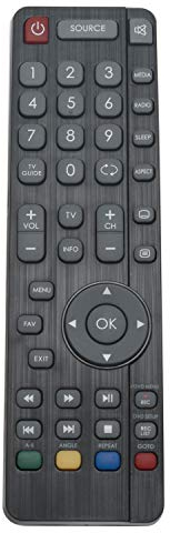 VINABTY SHWRMC0118 Sostituzione del telecomando adatto per Sharp Aquos LC-32CFG4042E LC-40CFG4042E LC-40CFG4042E LC-32DHG4041K LC-40CFG4041K LC-24CHG5111E LC-24CHG5112E LC-24CFG5111E FHD LED HD TV