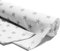 Stoff Meterware Baumwollstoff 2 M x 160 cm - Stoffe zum Nähen aus reine Baumwolle Fabric Futterstoff Dekostoff für Patchwork Canvas und Sewing Nähstoff Graue Sterne auf Weiß