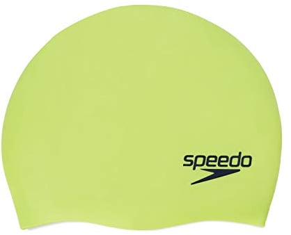 Speedo Uni – Erwachsene Swim Cap Silicone Badekappe, Neongrün (Lime Punch), Einheitsgröße
