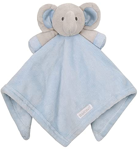 Babydecke, Elefanten-Design, Blau