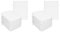 Betz Lot de 20 Gants de Toilette Premium Taille 16x21 cm 100% Coton Couleur Blanc