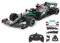 JAMARA Mercedes-AMG F1 W11 EQ Performance 1:18-2,4GHz für Mehrspielerbetrieb, offiziell lizenziert, originalgetreue Lackierung, Inklusive Dekorbogen
