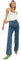 TRENDYOL Damen Taille Detaillierte Hohe 90er Jahre Breite Beinjeans Jeans, Navy Blue, 38 EU