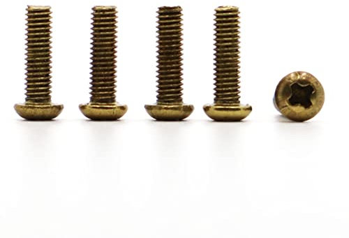 Cfty Wood screw M2 M2.5 M3 M4 M5 M6 GB818 Copper Brass Cross Round Phillips Pan Head Machine Screw Bolt Length 4-50mm （5/10/20/50pcs） (Length : 50mm, Size : M2 50pcs)