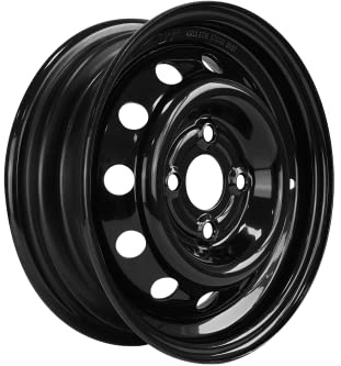 Schwarze 13-Zoll-Stahlfelge 4Jx13 für Anhänger 4x100 mm