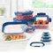LIVINGTON Flex & Fresh - 8 tlg Frischhaltedosen-Set & 2 Frischhalteplatten - mit dehnbarem Deckel - spülmaschinengeeignet, BPA frei und lebensmittelecht